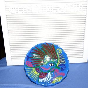 Hand Crafted Cancun Mexico Trinket Bowl